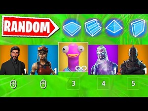 The *RANDOM* RARE SKIN Challenge in Fortnite