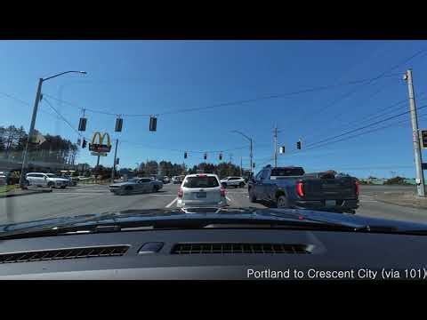 Portland to Crescent City (via 101) hyperlapse (2025.05.04)