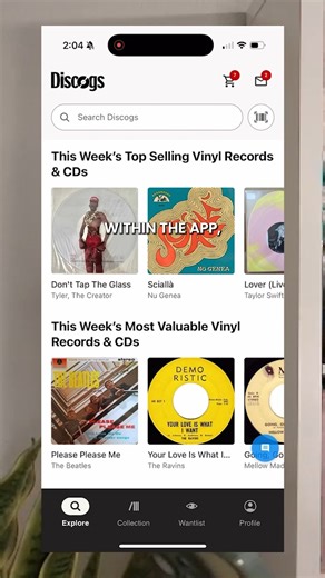 Discogs on Instagram: "Big news for all crate diggers and collectors out there: the Discogs app just got a massive upgrade (Version 3.0.2). The iOS version is rolling out now, with the Android version coming very soon. This isn’t just a facelift – this new app is faster, smarter, and way easier to use."