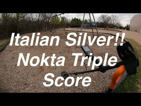Italian Silver found with the Nokta Triple Score!