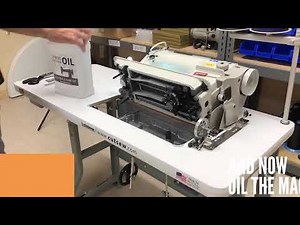 Oiling The JUKI DDL 8700