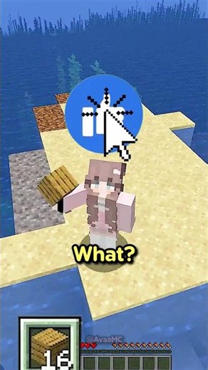 MINECRAFT, BUT WATER AND LAVA ARE SWAPPED! #minecraft #shorts