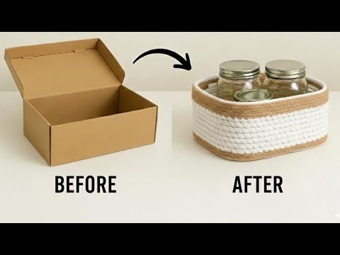 DIY 🎁 Don't Throw Away shoe Boxes! Let's see what crafts can be made with it