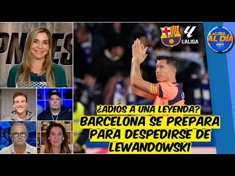 Futuro de ROBERT LEWANDOWSKI: Más FUERA que DENTRO del BARCELONA | La Liga Al Día