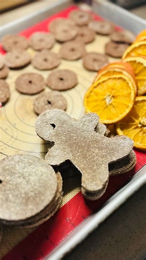 A pinch of cinnamon, a sprinkle of love, and a very special helper 🧡 Making salt dough ornaments with my granddaughter—this is the good stuff! #annalouisefarm #familyfarm | Anna Louise Farm LLC