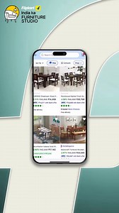 3.1K views | Elevate your dining space with elegance and style. Explore our latest furniture collection on Flipkart #IndiaKaFurnitureStudio | Flipkart | Facebook