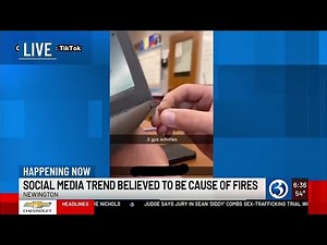 VIDEO: Southington High School believed to be latest victim of TikTok Chromebook fire trend