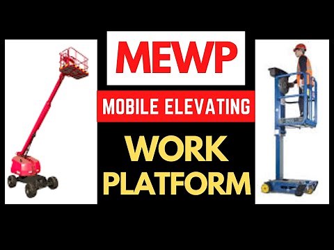 MEWP | Mobile work elevating platform types and hazards | MEWP safety #safetyfirstlife #hse #safety