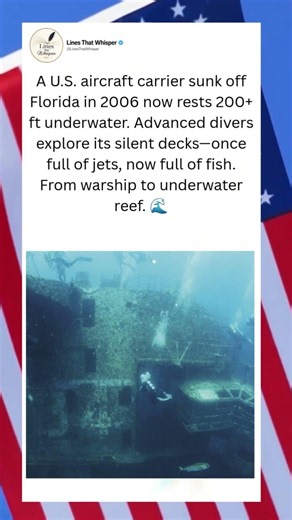 🇺🇸 The Sunken U.S. Aircraft Carrier That Became an Ocean City