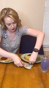 Strange couple eats pasta Couple enjoys a pizza date and he tries to surprise her This original video was produced by Rick Lax Productions and Jennie Carroll. | Playing with Food