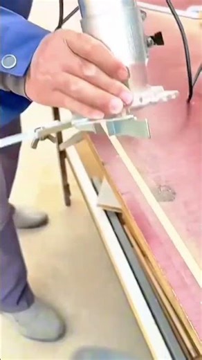 How to Use a Compact Wood Palm Router for Precise Edge Trimming #popular #viralshorts