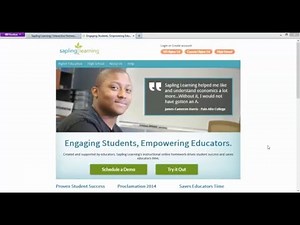 Sapling Learning Instructor Overview
