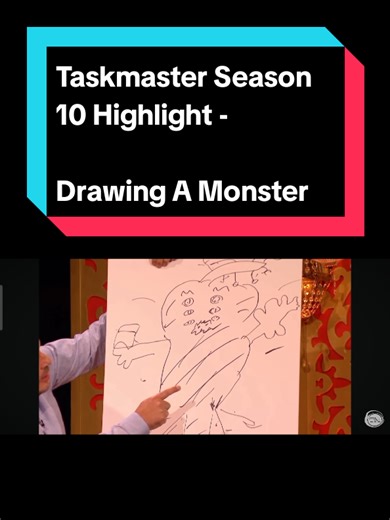 The team of contestants have to draw a monster from the description Greg Davies gives them, as he reads it... #fyp #tv #tvtok #baddrawing #baddrawings #taskmaster #taskmasteredit #taskmasteredits #task #finaltask #drawing #artwork #monster #drawingmonsters #daisymaycooper #richardherring #mawaanrizwan #johnnyvegas #katherineparkinson #gregdavies #alexhorne #season10 #series10