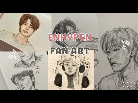 Enhypen Fan Art | Drawing Ideas for Engenes