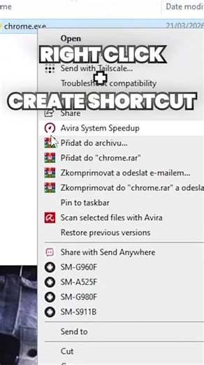 How to create a desktop shortcut??? (TRICK) #viralvideo #windows #knowledge #tutorial #education