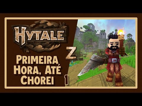 A PRIMEIRA HORA DE HYTALE ME FEZ CHORAR 😭 - Hytale #1