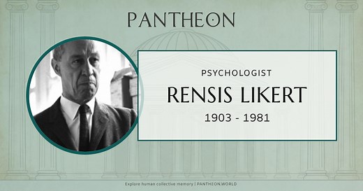 Rensis Likert Biography | Pantheon