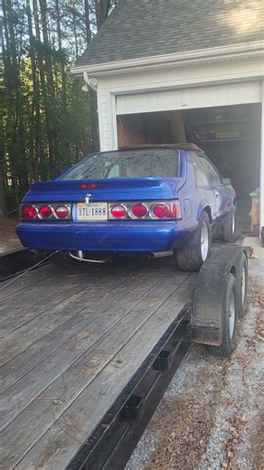 Time to bring it out! #mustang #foxbody #mechanic #diy #hobby #fun #fix #horsepower #engine #motor