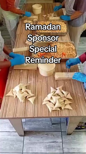 Sponsor 5 Dozen Samosas for Ramadan Blessings
