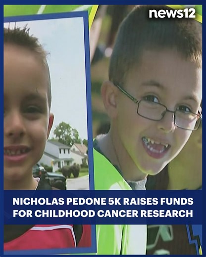 UNSTOPPABLE SPIRIT: Nearly 500 people attended the 12th annual Nicholas Pedone 5K to raise funds for childhood cancer research. The event is held in remembrance of the 7-year-old who died from cancer in 2013. https://bit.ly/3JyLfUu | News 12 Long Island