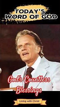 God’s Countless Blessings | Billy Graham Sermon on Psalm 40:5 #billygraham #shorts