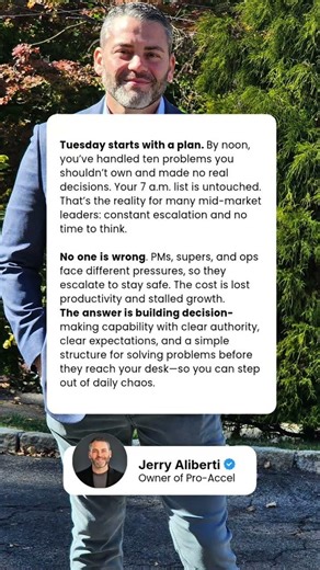 Tuesday morning starts with a plan.