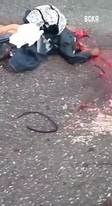 TRAGIC! ACCIDENT TURNS A MAN INTO ROAD PIZZA