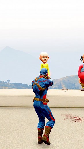 12K views · 80 reactions | GTA V - WATER RAGDOLLS SUPERHERO VS MOTU PATLU AND MINIONS JUMPS  - #shorts | Amit Gaming | Facebook