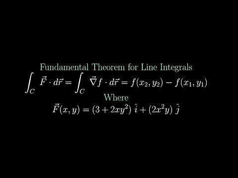Fundamental Theorem for Line Integrals :: Conservative Vector Field Line Integral