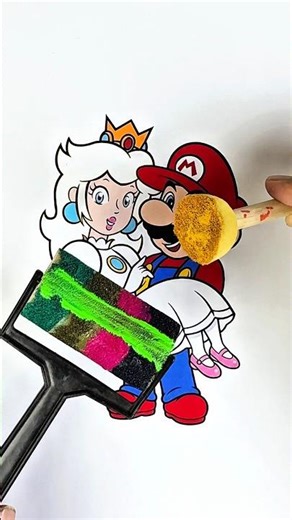 The Super Mario Galaxy Acrylic Paint Art#art #supermariogalaxy