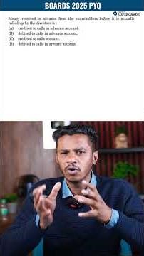 Class 12 Accountancy Boards 2025 PYQ-4 | Shares | Boards 2026 Accountancy Imp Questions #shorts