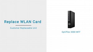 How to replace the WLAN on OptiPlex 3080 MFF