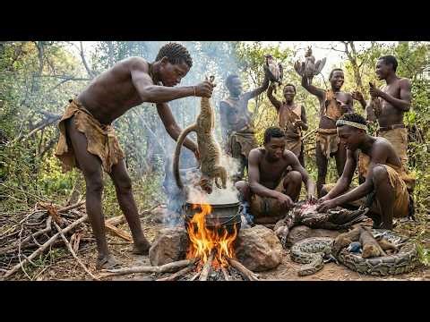 The Hadzabe tribe's primitive hunting lifestyle: Africa's harshest survival life