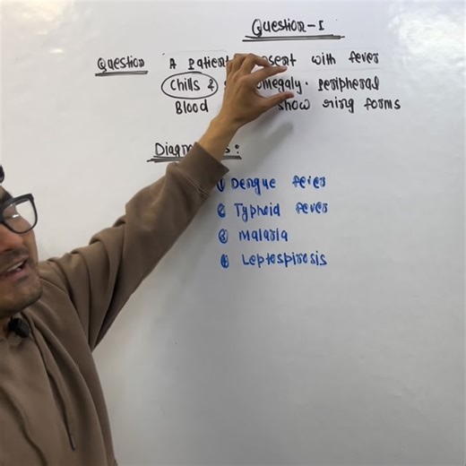 Dr. Mujahid khan chauhan (kshatriya) on Instagram: "Question (lecture =1) #malaria #dengue"