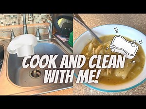 COOK AND CLEAN WITH ME || Trying To Make Chicken Dumplings AGAIN! 🤦🏻‍♀️😜