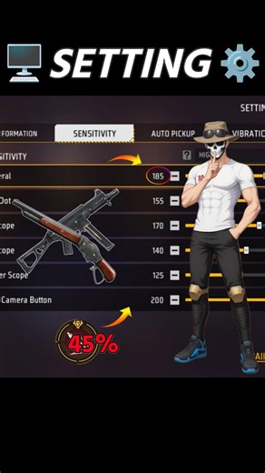 Free Fire Headshot setting 2026 ⚡ Ob52 Update sensitivity ⚙️| Sensitivity + Hud Settings Free Fire
