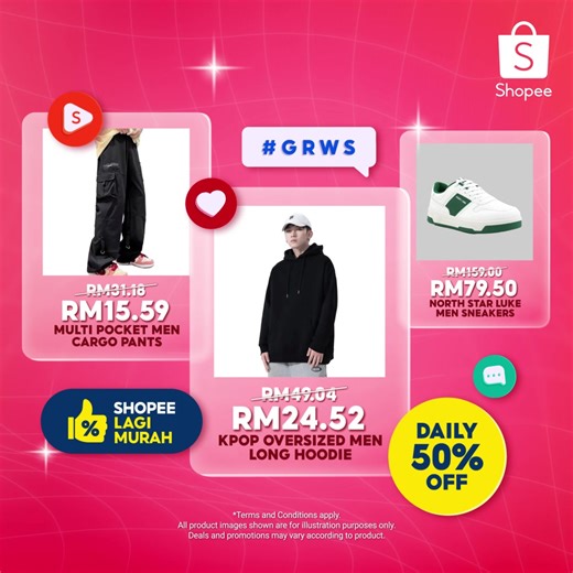 2.5K reactions | Get ready to level up your style this 8.8 Shopee Live Fashion Week!  Enjoy Daily 50% Off Fashion Trends,  Free Shipping with No Min. Spend,  Daily 50% Off Livestream Voucher, plus so much more. Shop on Shopee now! | Shopee | Facebook