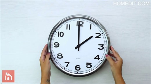Modern concrete clock make-over