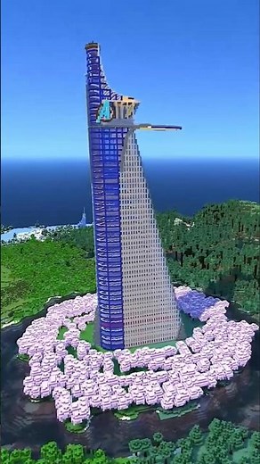 Avengers Tower in Minecraft #minecraft #build