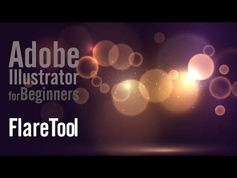 Adobe Illustrator Flare Tool | Lens Flare tool Illustrator : Class 26 (a)