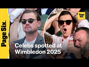 Celebrities spotted at Wimbledon 2025: Leonardo DiCaprio, Jonathan Bailey, David Beckham & more