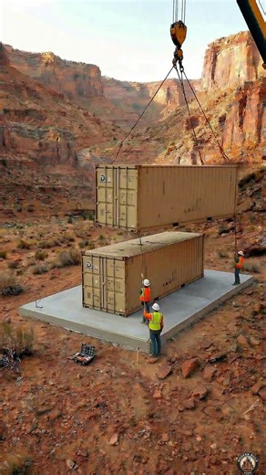 They Built a Spiral Container Tower in the Desert