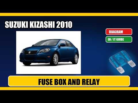 Fuse box location and diagram: suzuki kizashi 2010 - Schema fusibili