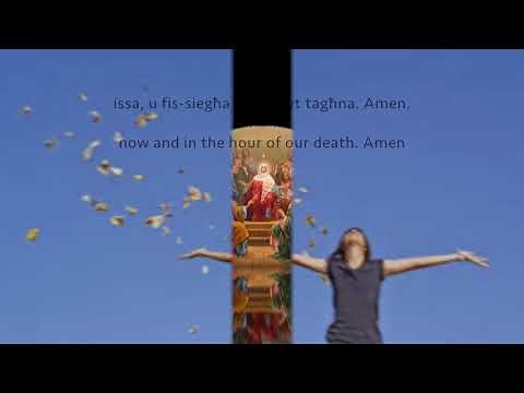 Rosary in maltese with english and maltese lyrics, subtitles