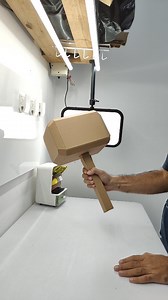 25K views · 372 reactions | Cardboard Thunder Hammer #cardboardcraft | KRAF Studio | Facebook