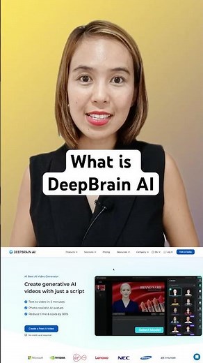 Deepbrain AI - Create Videos with a Script