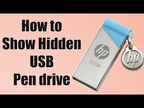 How to show hidden USB drive, Hidden USB drive My Computer