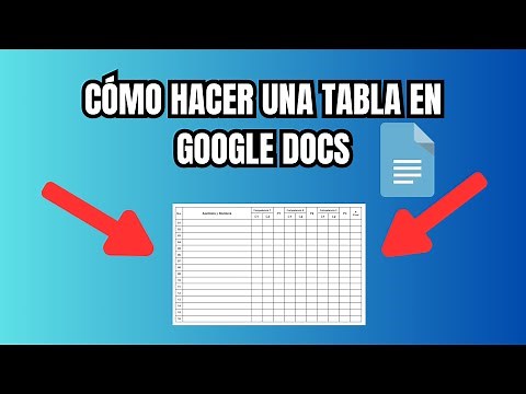 Cómo hacer una tabla en Google Docs - [FÁCIL Y RÁPIDO]