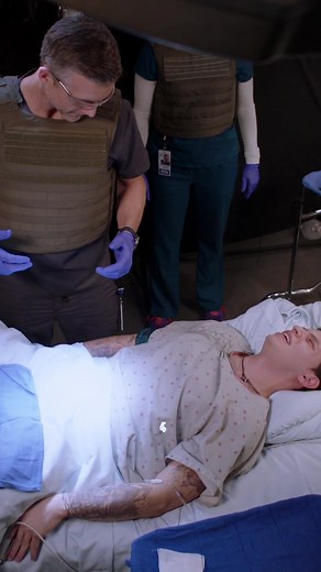 The moment a gun goes off INSIDE a patient #chicagomed #medicaldrama #medicalclip #medicalshow #medicaltvshow | MD TV