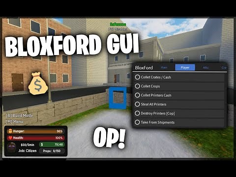 BloxFord GUI [INVISIBLE, STEAL ALL PRINTERS]